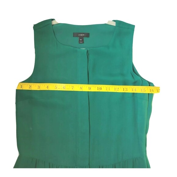J Crew Dress Women's size 00 in Emerald Green above the knee with Pockets - Picture 6 of 13